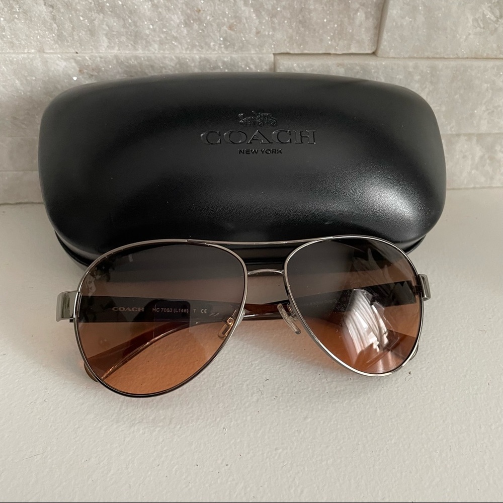 Coach “Pilot” Sunglasses